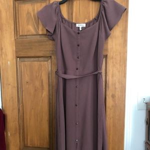 Mauve Midi Dress